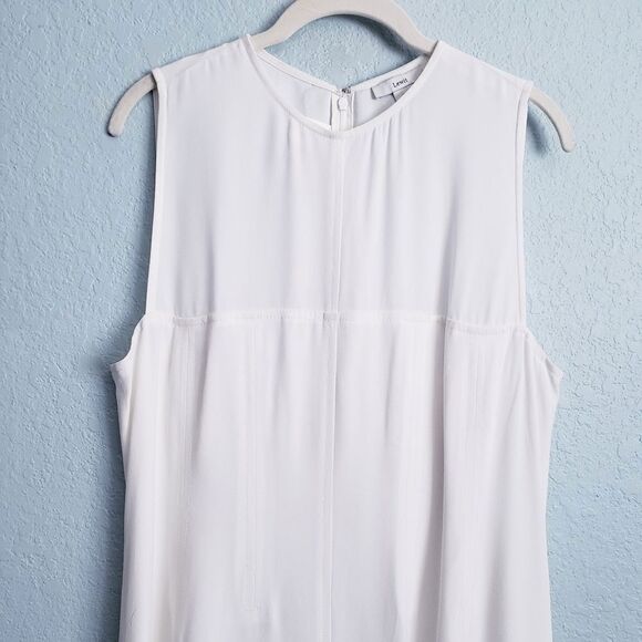 Lewit White Sleeveless Corset Detail Midi Dress - Picture 4 of 10